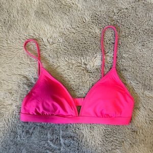 ROXY BEACH CLASSICS Hot Pink Triangle Bikini To Size S